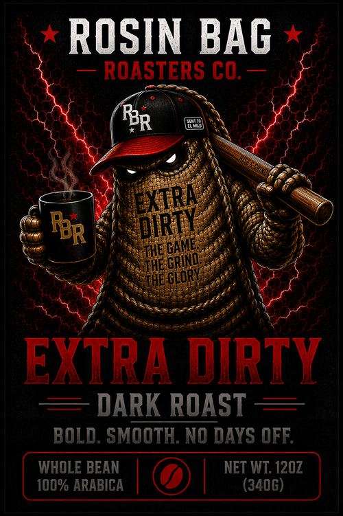 Extra Dirty Dark Roast - Grit Series Front Panel