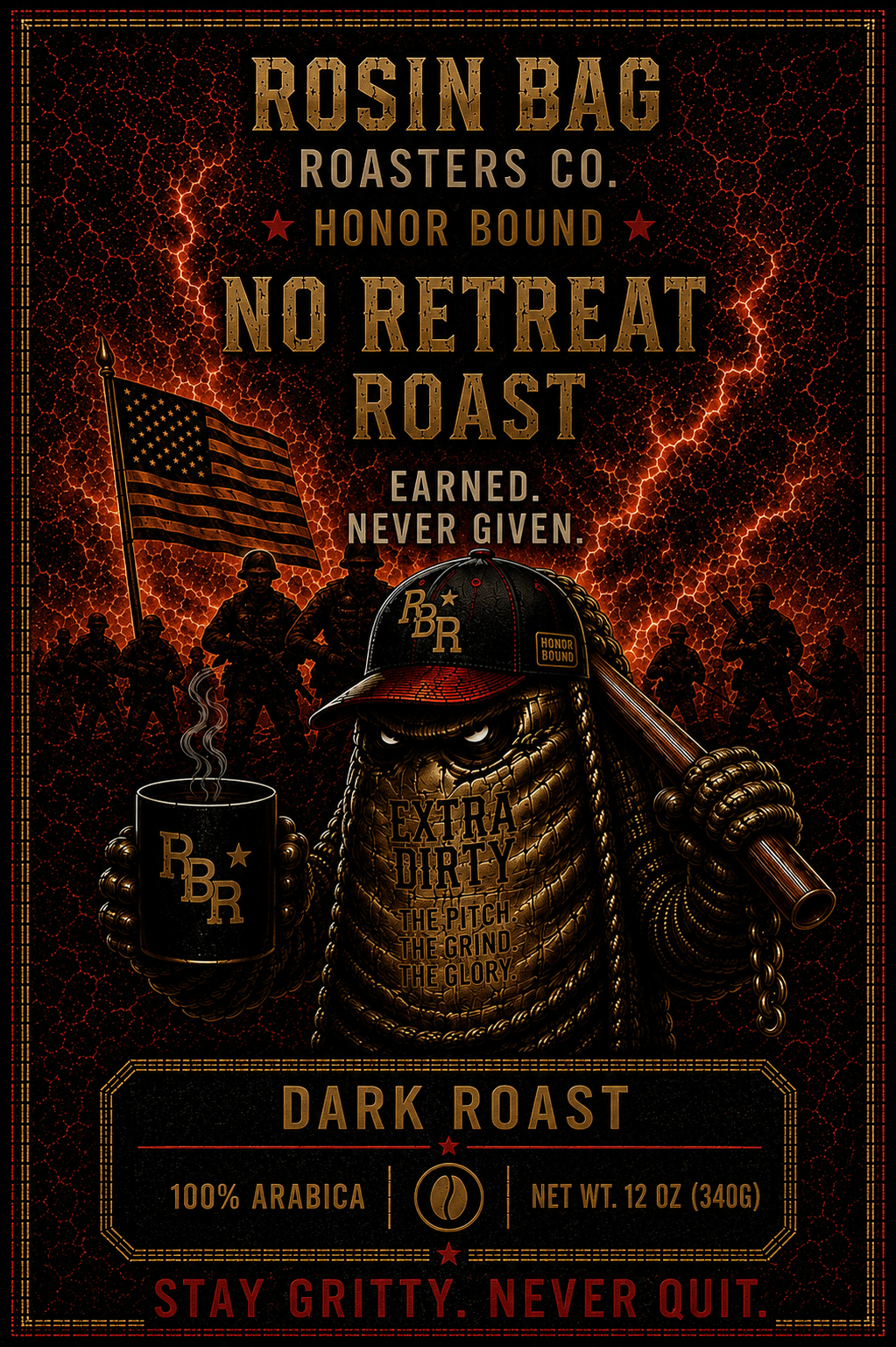 Grit No Retreat Flat Panel