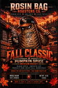 Grit Series Fall Classic Pumpkin Spice Roast — Front Panel