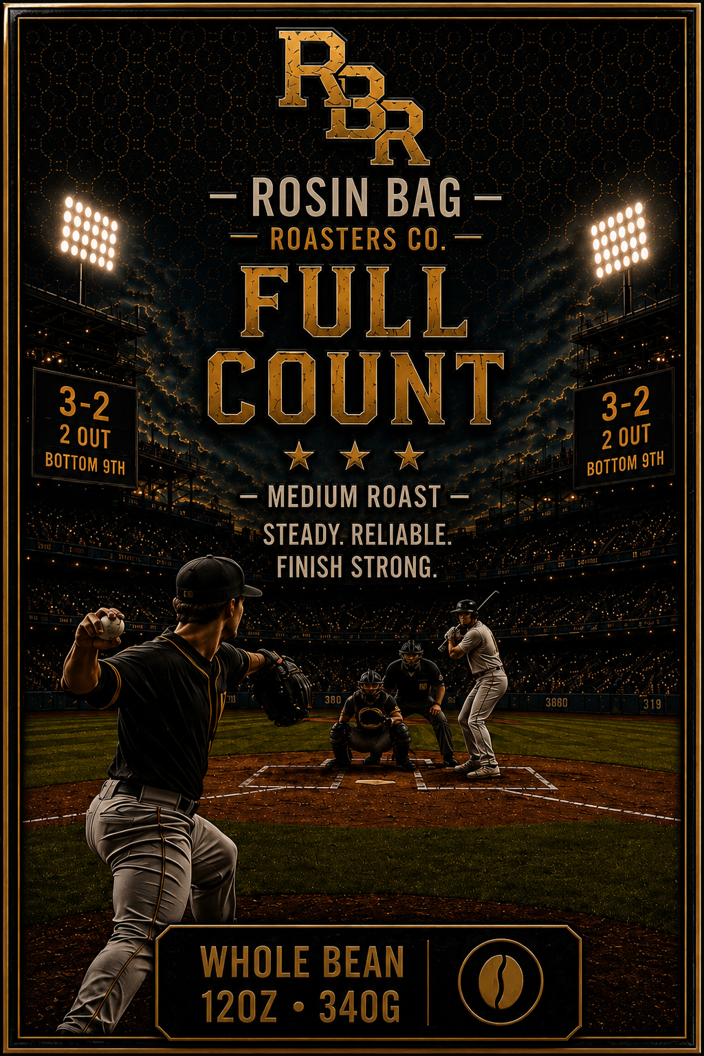 RBR Full Count Medium Roast - Front Flat Panel