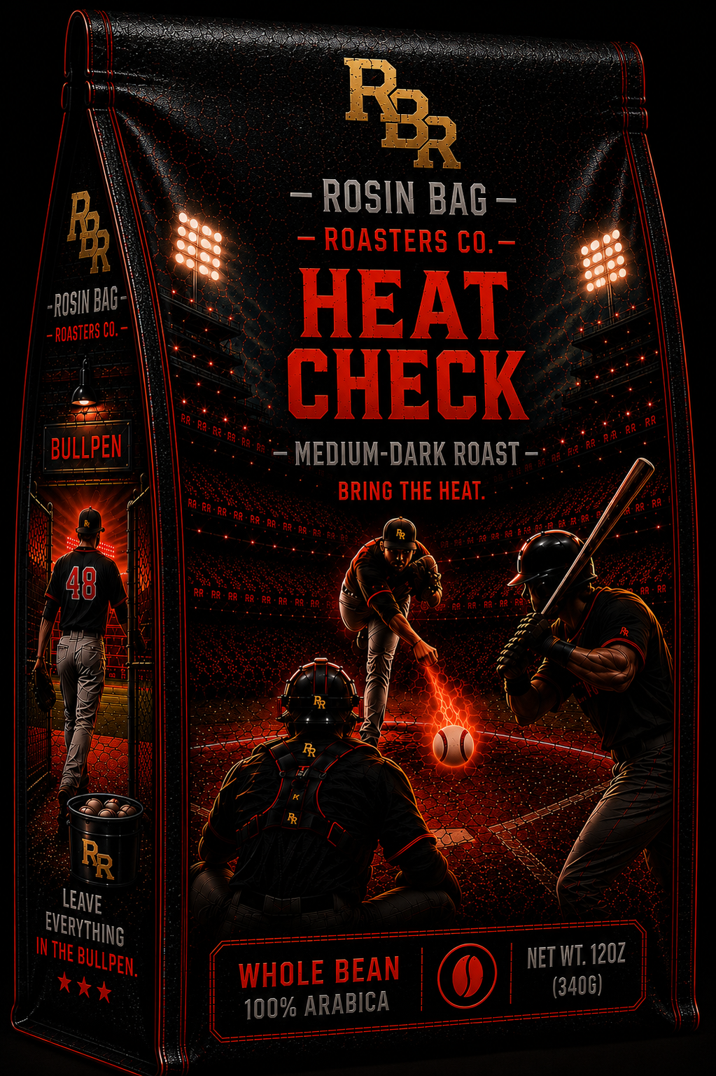 RBR Heat Check Medium-Dark Roast - Updated 3D Bag